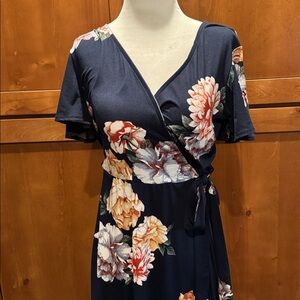 Wrap around style dress